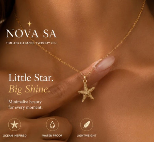 Nova SA Gold Starfish Necklace