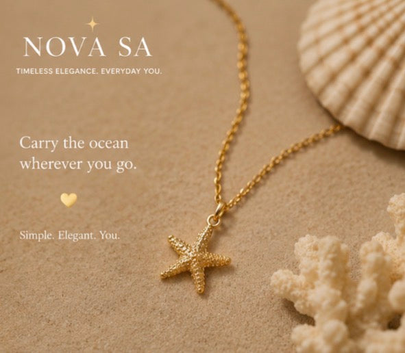 Nova SA Gold Starfish Necklace