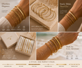 6-Piece Gold Bracelet Stack – Elegant Layered Chain Set