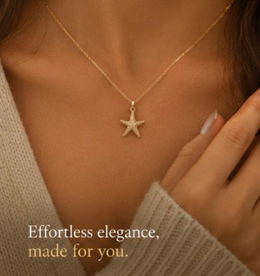 Nova SA Gold Starfish Necklace