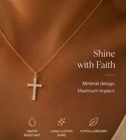 Nova SA Dazzling Cross Necklace